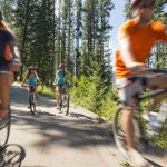 Bikers in Panorama Mountain Resort